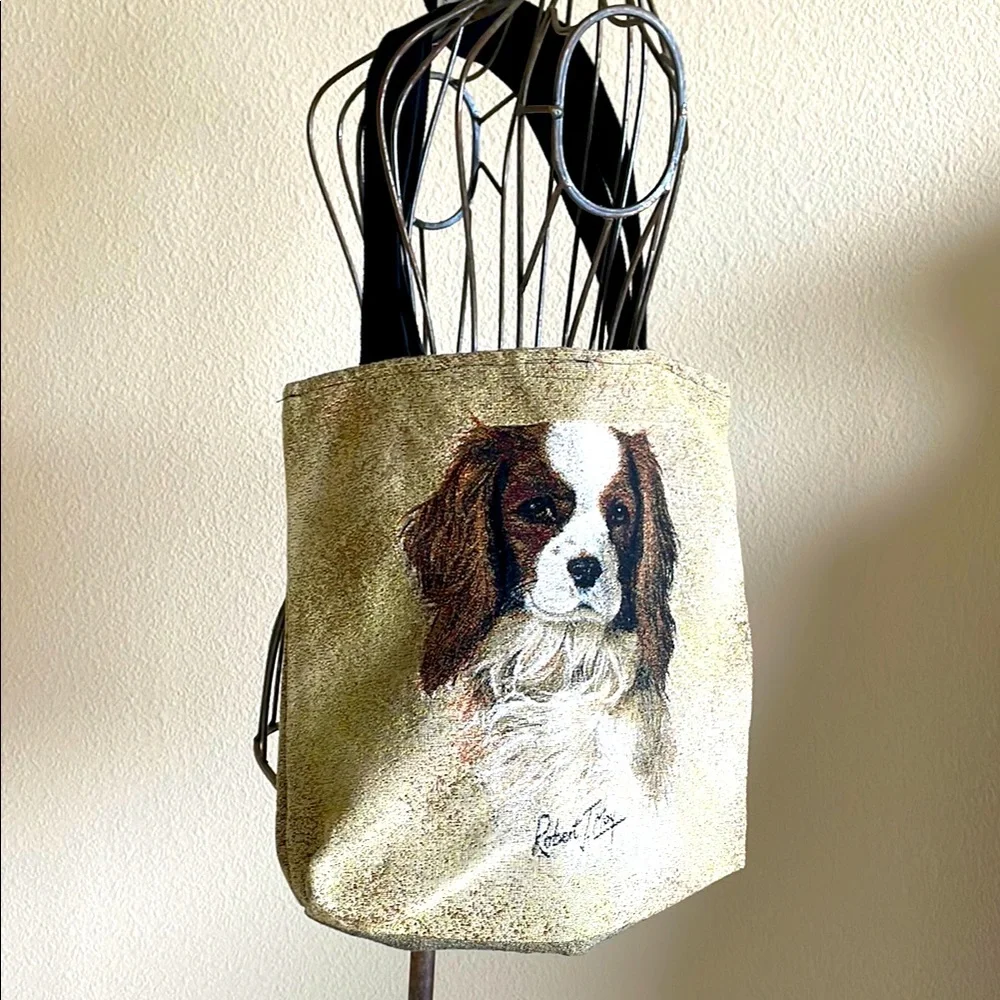 Pure Country Weavers Cavalier King Charles Signed Robert May Sturdy Tote Bag